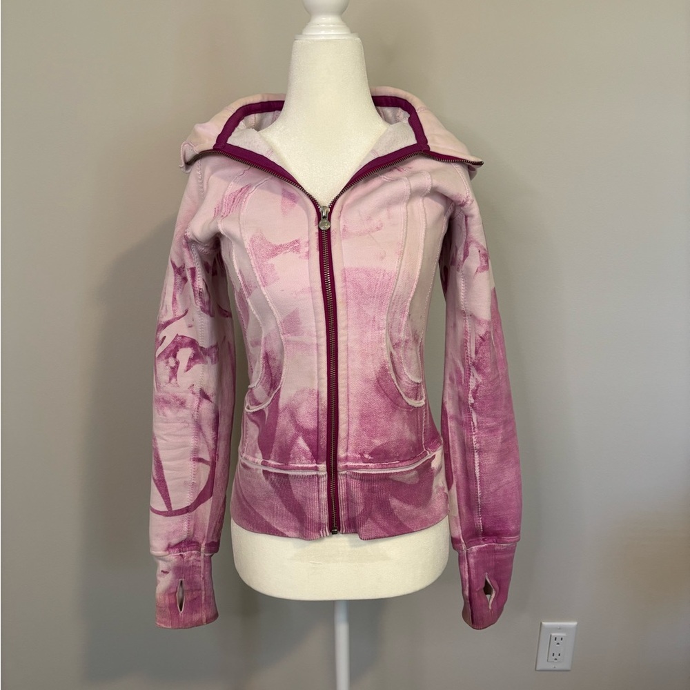 Women's Lululemon Pink Scuba Hooded Jacket
